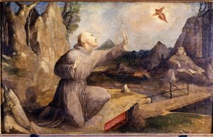 St. Francis Receiving Stigma by Domenico Beccafumi