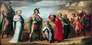 The continence of Scipio the African by Domenico Beccafumi