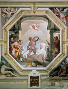 The Decapitation of Spurius Cassius Vecellinus by Domenico Beccafumi