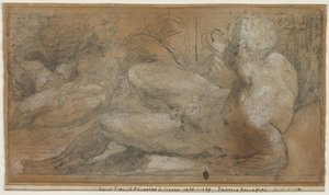 Three Male Nudes by Domenico Beccafumi
