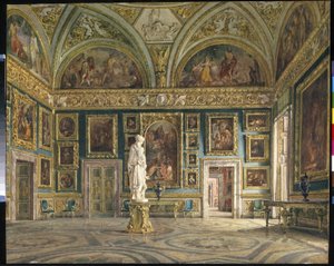The Hall of the Iliad at the Pitti Palace in Florence by Domenico Caligo