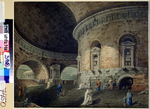 Stage Design for a Theatre Play by Domenico Corsini