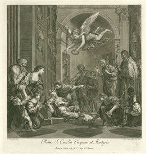 Death of Saint Cecilia (Italian Painting)