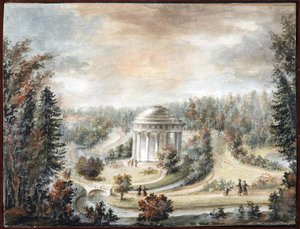 View of the Friendship Temple in Pavlovsk