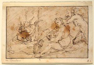 Seated Artist