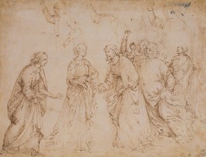 Marriage of the Virgin by Domenico Ghirlandaio