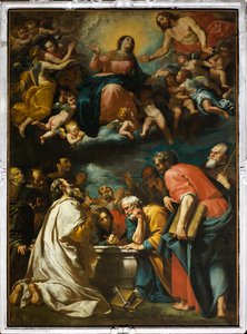 Assumption of the Virgin by Domenico Il Sarzana Fiasella