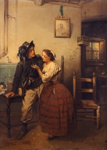 The Medal by Domenico Induno