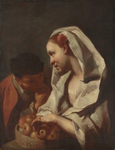 Girl Selling Fruit
