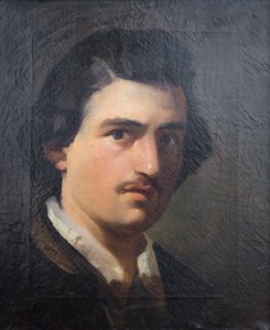Self Portrait at Nearly Twenty by Domenico Morelli