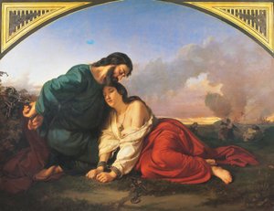 Two Christian Martyrs Sentenced to Execution by Domenico Morelli