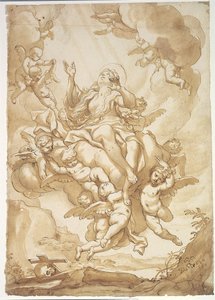 Ascension of St Mary Magdalene by Domenico Piola