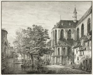 Parish Church at Boppard on the Rhine by Domenico Quaglio