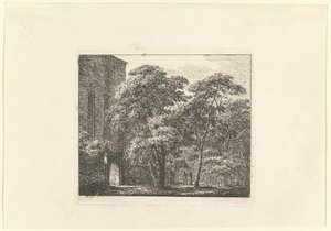Gothic Architecture in a Landscape, ca. 1807