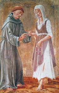 St Francis marries poverty
