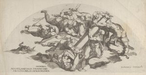 Group from the Last Judgment, Angels Carrying the Column of the Flagellation