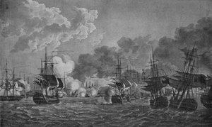 Nelson at Copenhagen by Dominic Serres