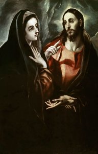 Christ Taking Leave of His Mother by Dominico El Greco