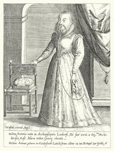 Helena Antonia of Liege, the bearded female court dwarf of Maria of Austria, Holy Roman Empress