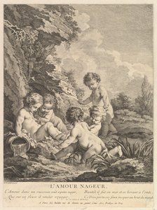 Child Swimming, ca. 1741