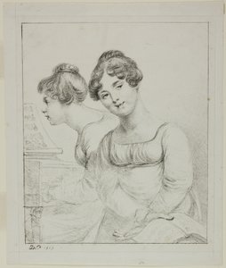 Madame Lavallée and Madame de Valory by Dominique Vivant Denon