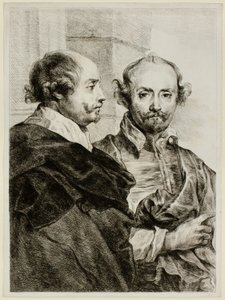 Two Portraits of a Man in Half-Length by Dominique Vivant Denon