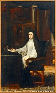 Marianne of Austria, Daughter of Ferdinand III, Wife of Felipe IV by Don Juan Carreno de Miranda
