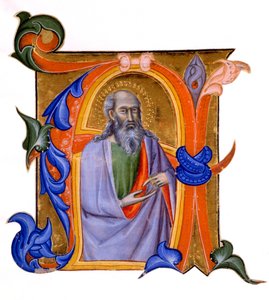 Illuminated Initial A