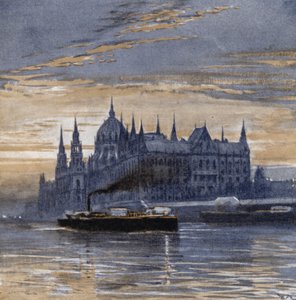 Buda-pest and its Parliament House by Donald (after) Maxwell