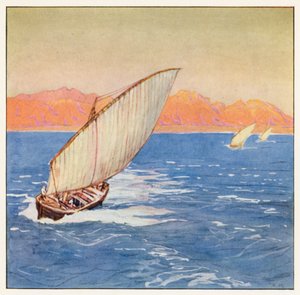 Rudyard Kipling: The Junk and the Dhow by Donald (after) Maxwell