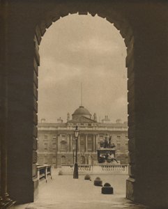 A Passing View of Somerset House from The Strand by Donald McLeish