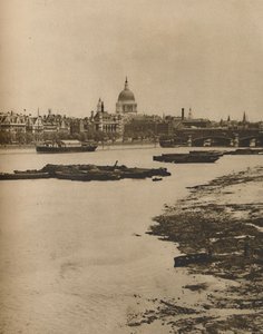 Embankment and Blackfriars from the South End of Waterloo Bridge by Donald McLeish