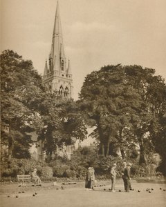 Stoke Newington in Summer-Time: The Bowling Green at Clissold Park by Donald McLeish