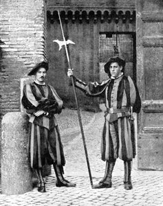 Swiss Guards, Vatican City, Rome, 1936