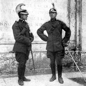 Two Italian Dragoons, 1922