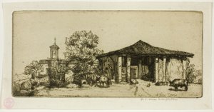 A Tuscan Farm by Donald Shaw MacLaughlan