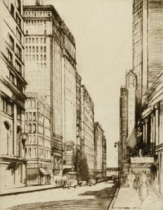 Chicago, Monroe Street by Donald Shaw MacLaughlan