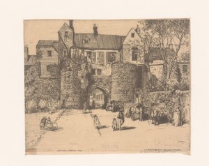 The Porte Gayole in Boulogne-sur-Mer by Donald Shaw MacLaughlan