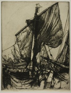 Fishermen of Chioggia by Donald Shaw MacLaughlan
