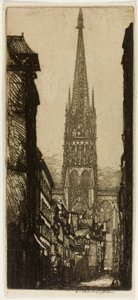 La Flèche, Rouen by Donald Shaw MacLaughlan