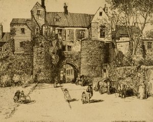 The Gayole Gate, Boulogne-sur-Mer by Donald Shaw MacLaughlan