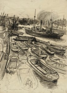 London on the Thames by Donald Shaw MacLaughlan
