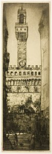 Palazzo Vecchio, Florence by Donald Shaw MacLaughlan