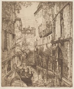 Rio delle Verona, Venice by Donald Shaw MacLaughlan