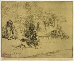 The Bathers by Donald Shaw MacLaughlan