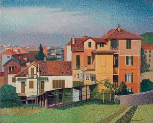 Houses in the hills by Donatella Merlo