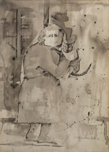 With the Cat in Your Arms by Donatella Merlo