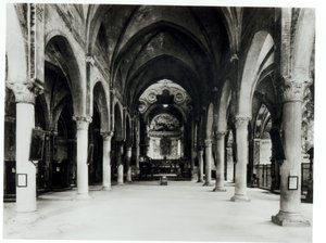 Interior of the church by Donato Bramante