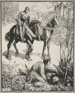 A lady weeping bitterly, illustration from 