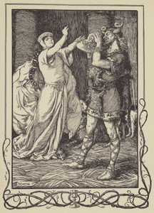 The Queen cried to him to forbear by Dora Curtis